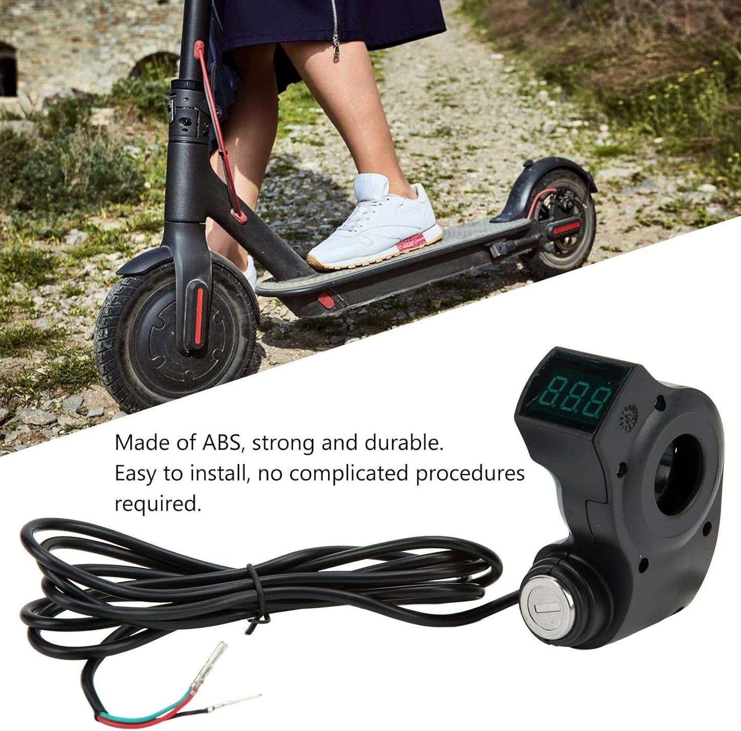 HWWH Electric Scooter Switch-On Lock with Two Keys