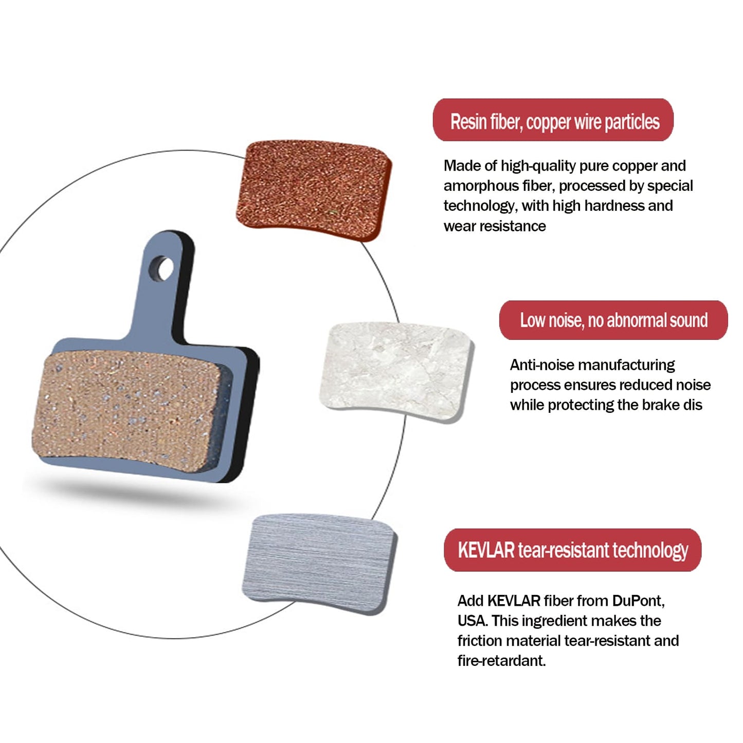 HWWH Electric Scooter Brake Pads HWWH Accessories HWWHESCOOTER