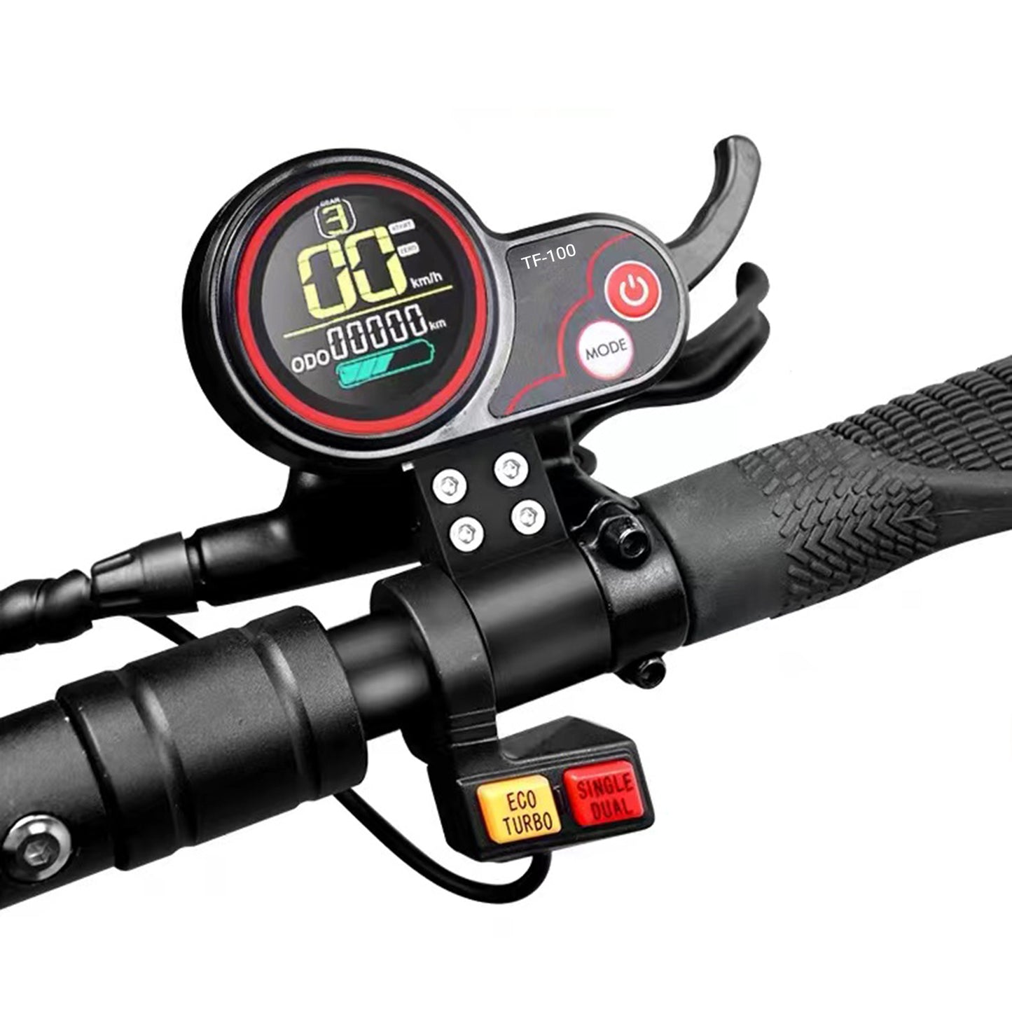 Electric scooter LCD instrument accelerator 2-in-1 thumb throttle
