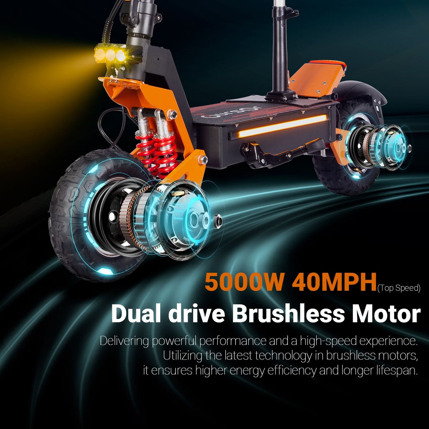X5A 5000W Daul Motor City Electric Scooter HWWH E-Scooter HWWHESCOOTER