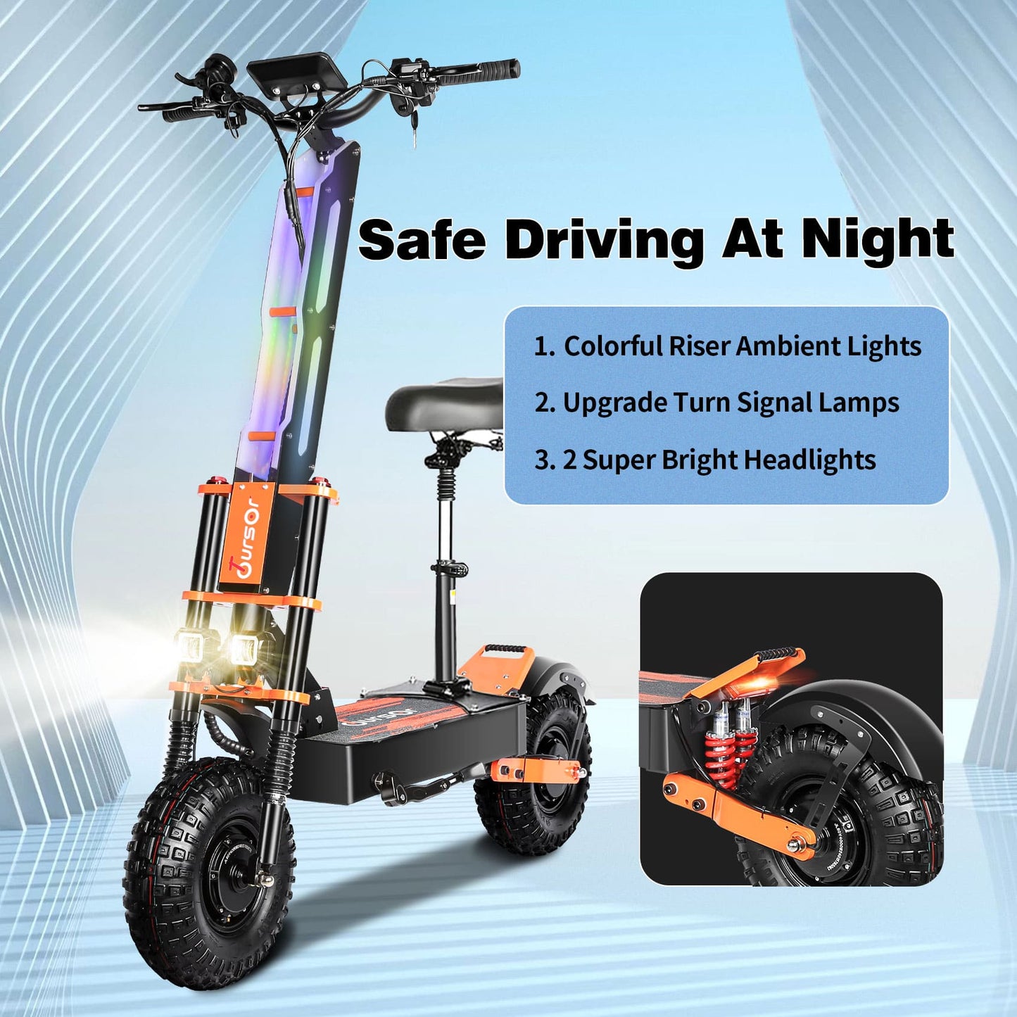 P8 8000W Adult Off-Road Electric Scooter HWWH E-Scooter HWWHESCOOTER