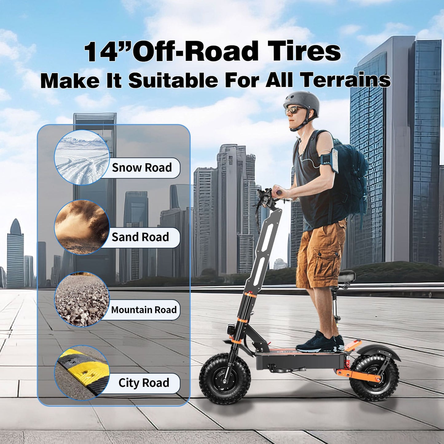 P8 8000W Adult Off-Road Electric Scooter HWWH E-Scooter HWWHESCOOTER