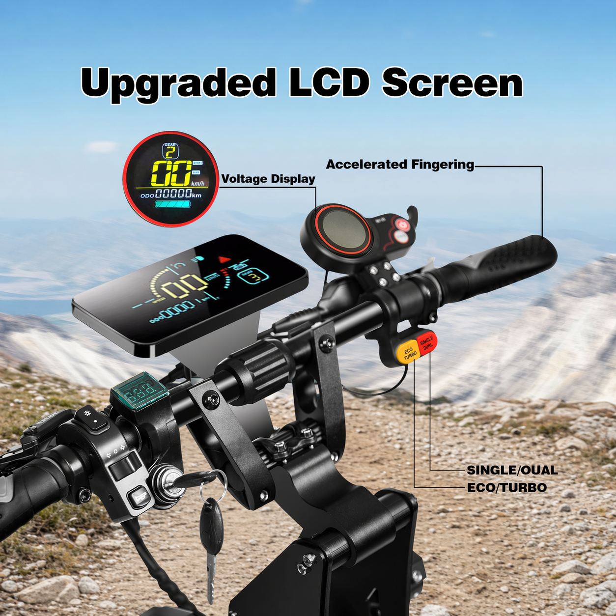 P8 Adult Off-Road Electric Scooter