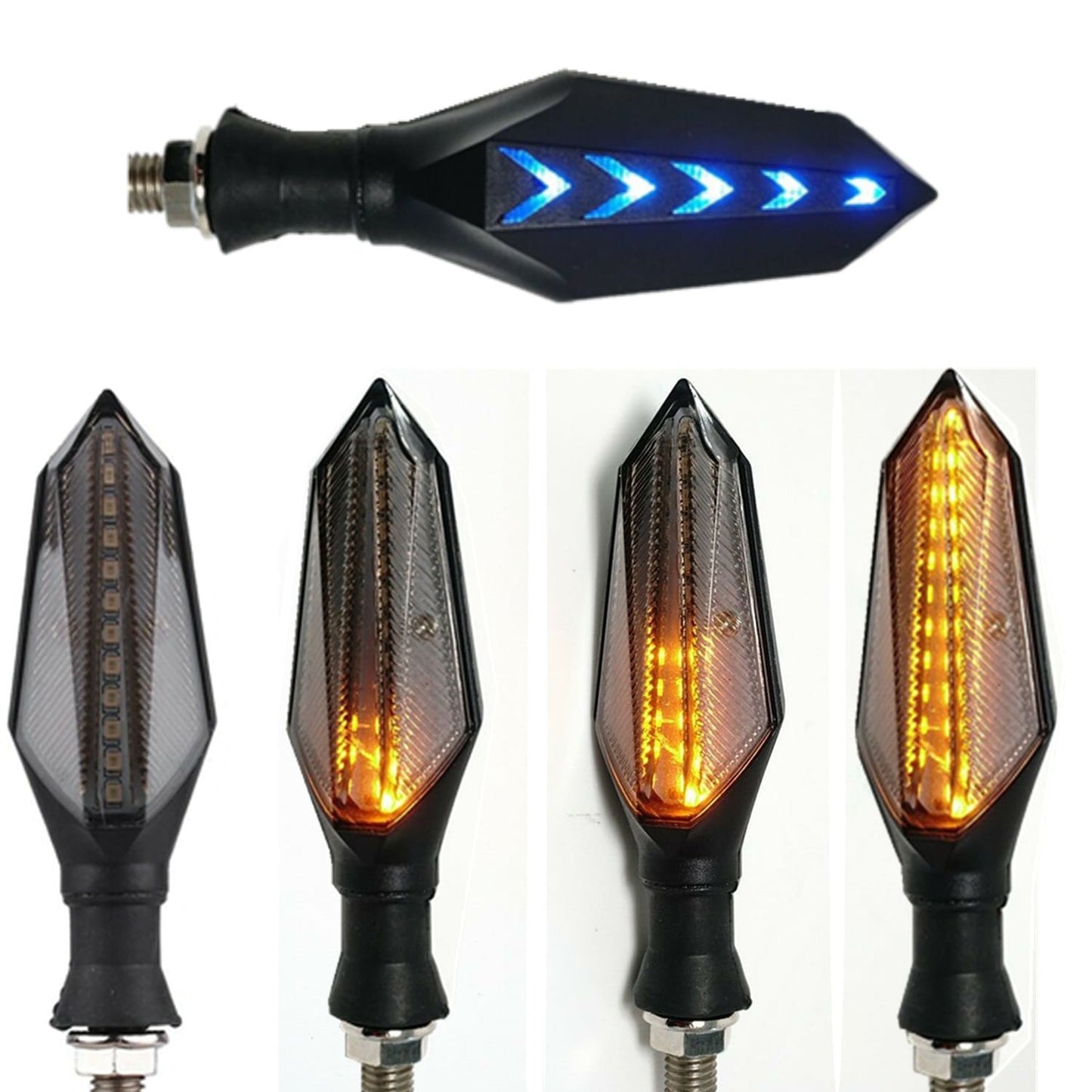 E-Scooter Accessories Dual Color LED Flowing Arrow Turn Signal Light HWWH Accessories HWWHESCOOTER