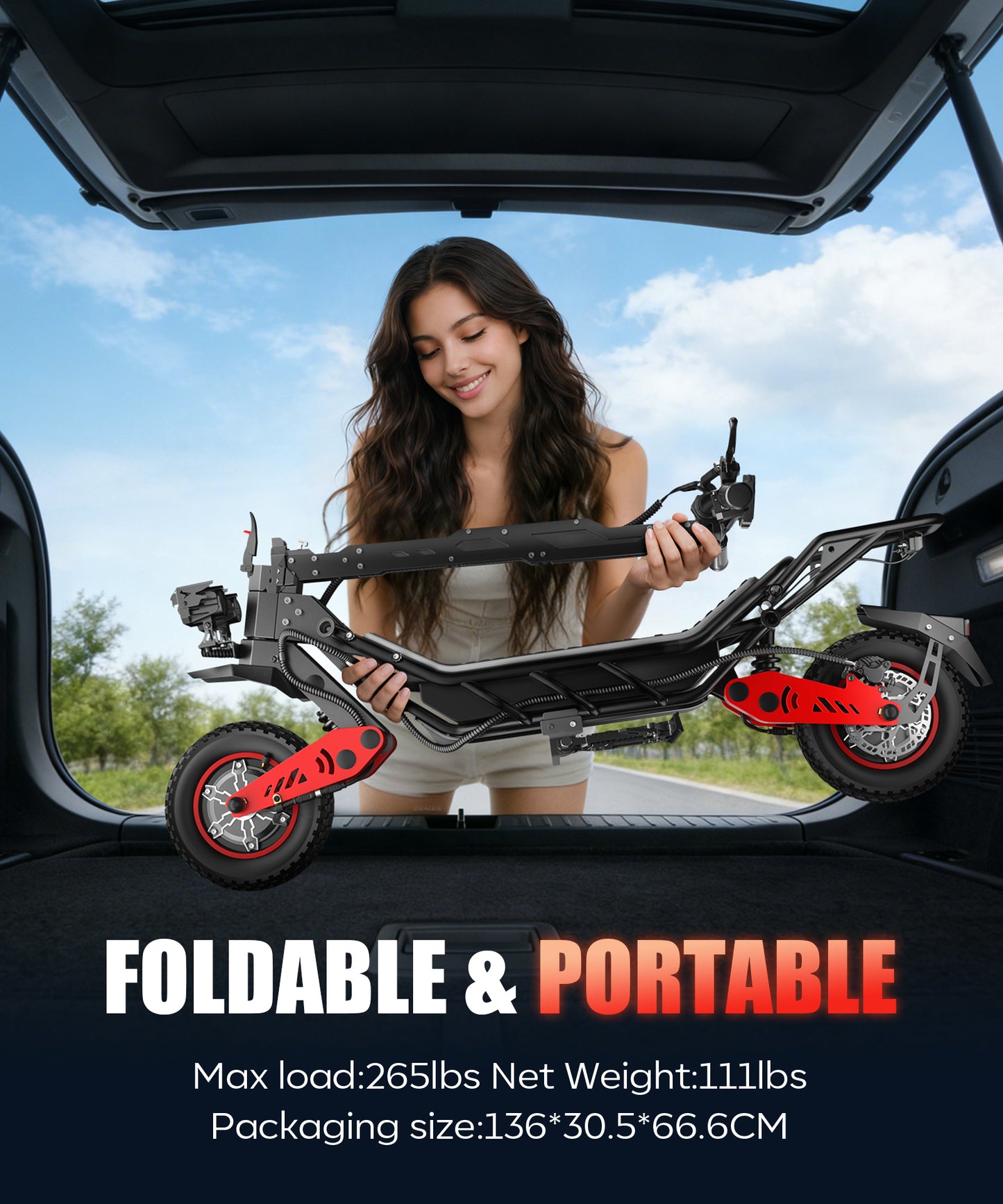 P10 Dual Drive 6000W Smart Adult Electric Scooter