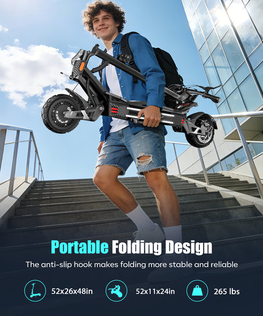 P5 Dual Drive Smart Adult Electric Scooter | Off-Road Electric Scooter