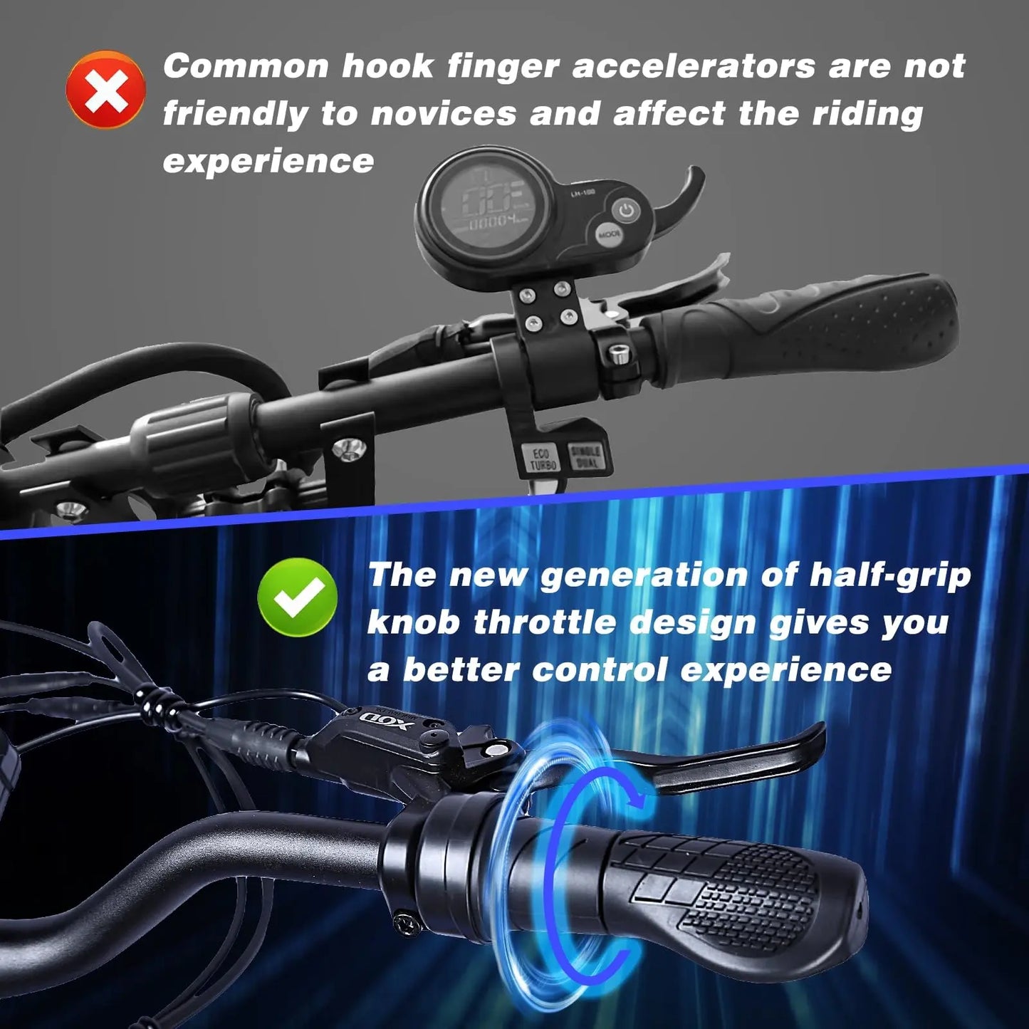 S3ZB-2 6000W Folding Off-road Electric Scooter HWWH E-Scooter HWWHESCOOTER