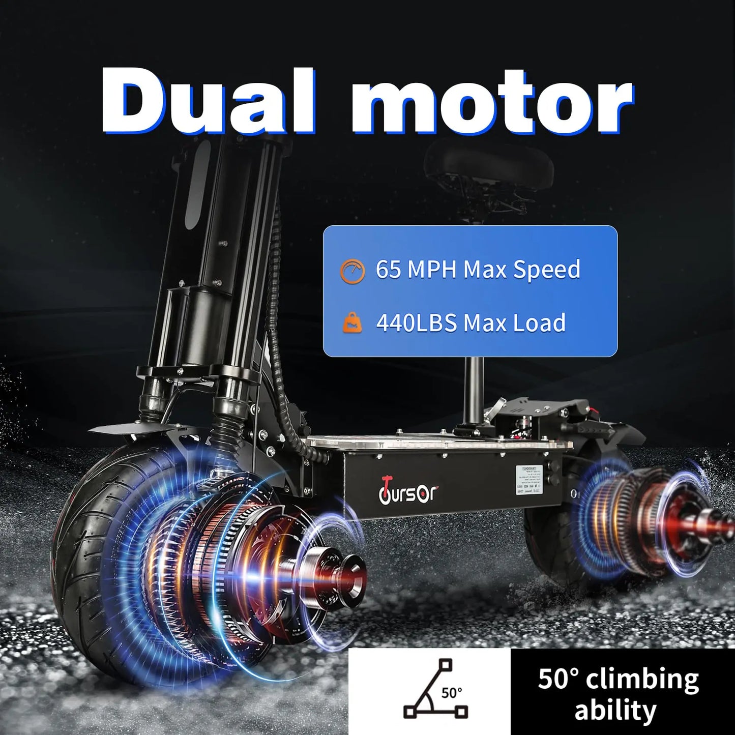 P3 10000W Folding Off-road Electric Scooter HWWH E-Scooter HWWHESCOOTER