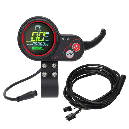 Electric scooter LCD instrument accelerator 2-in-1 thumb throttle