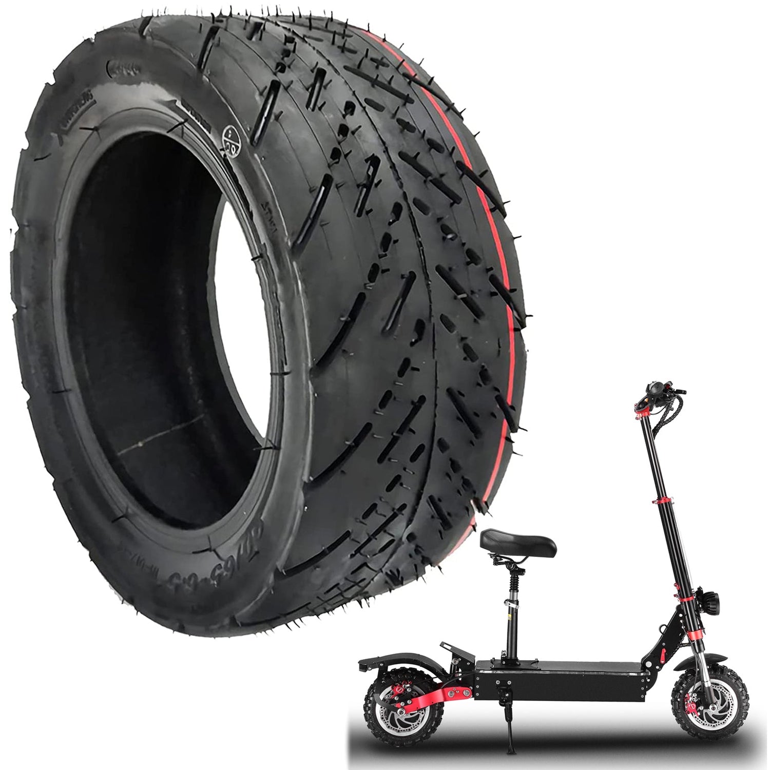 Electric Scooter Street Tire 11 inch 90/65-6,5 HWWH Accessories HWWHESCOOTER