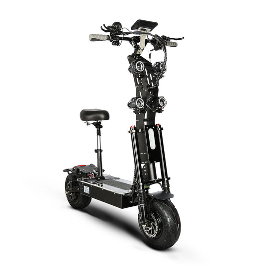 HWWH P3  Electric Scooter Adult Folding Electric Scooter 13 lnch Vacuum All-terriain Tires 8000W Motor Power 72V40A 65 MPH Max Speed