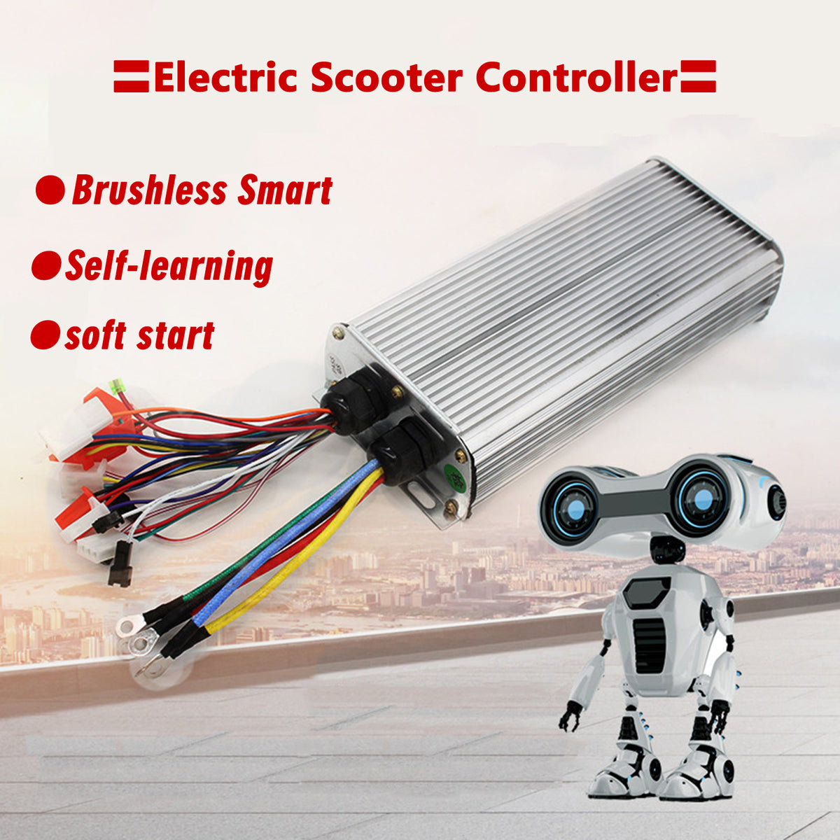Electric scooter controller, DC hub motor single/dual drive controller, suitable for HWWH electric scooters HWWH Accessories HWWHESCOOTER