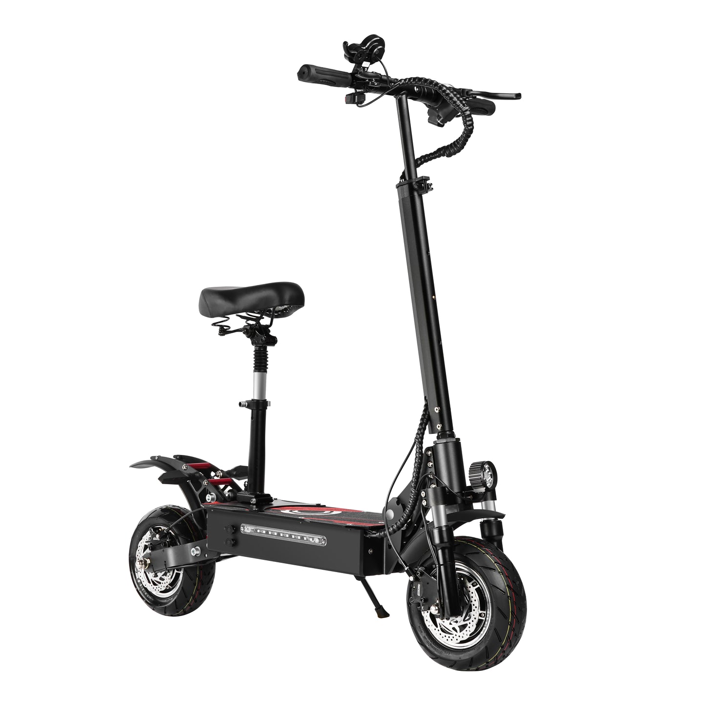 HWWH P7 Electric Scooter Adult Folding Electric Scooter Dual Motor Dual Suspension 52V/19Ah Lithium Battery 150kg Load