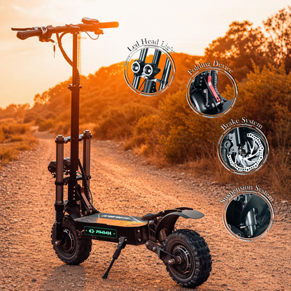 HWWH S3 professional Adults Off Road Two Wheel Electric Scooter