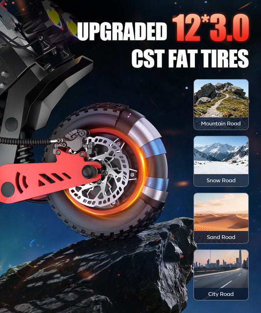 P10 Dual Drive 6000W Smart Adult Electric Scooter