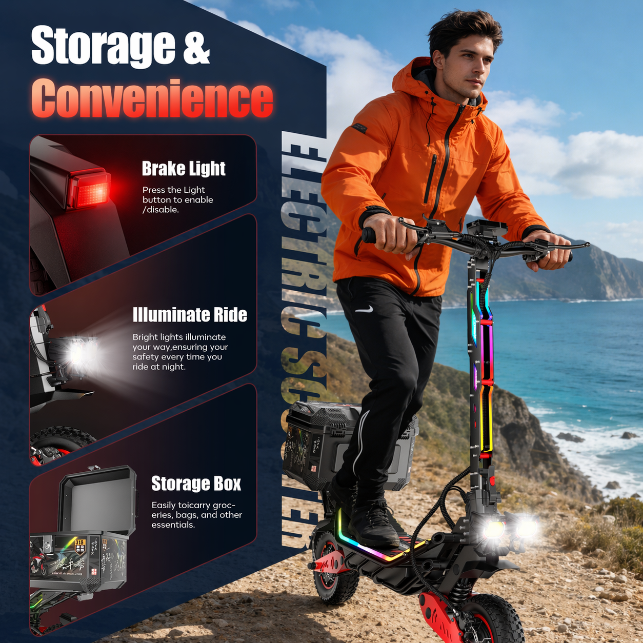 P10 Dual Drive Adult Electric Scooter | Off-Road Electric Scooter