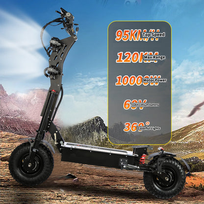 HWWH P4 Best Folding Off-Road Electric Scooter for adults HWWH E-Scooter HWWHESCOOTER