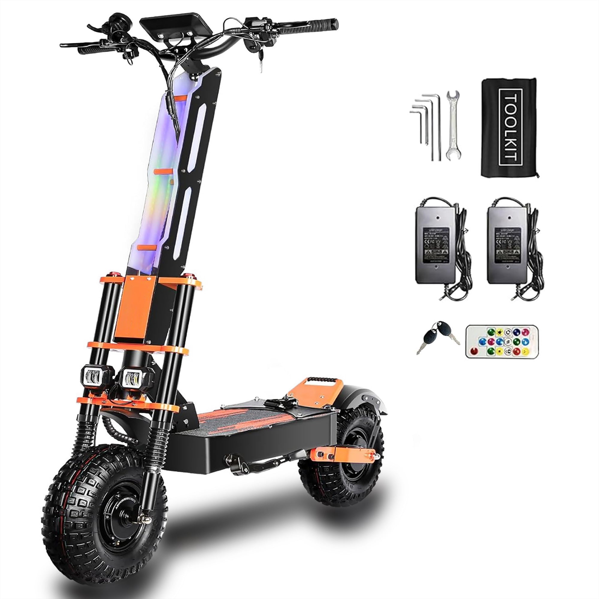 HWWH® P8 Off-Road Electric Scooter Dual Motor & 100 km Range