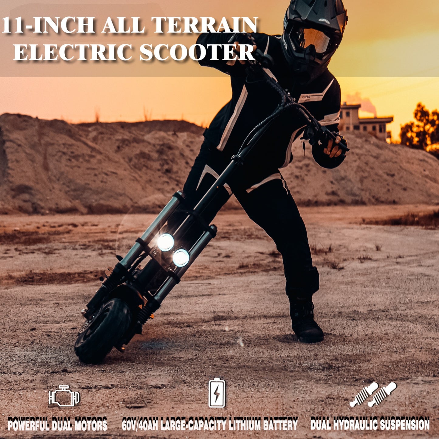 HWWH S3 professional Adults Off Road Two Wheel Electric Scooter
