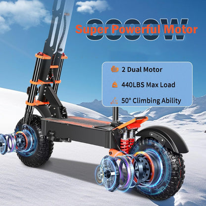 HWWH P8 Best Adult Off-Road Two Wheel Electric Scooter